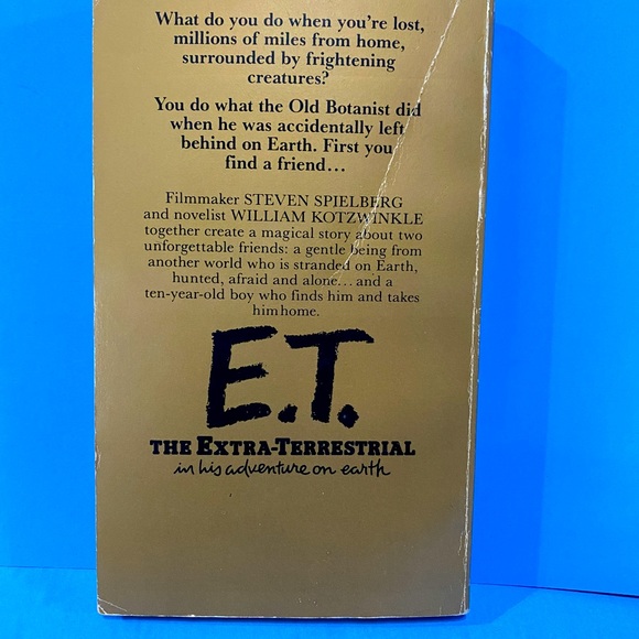 E.T. THE EXTRA TERRESTRIAL VTG 1982 A STEVEN SPIELBERG FILM PAPERBACK BOOK 244p. - Picture 4 of 13